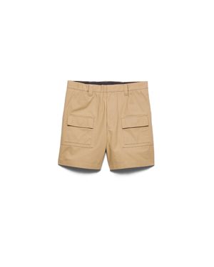 Prada Technical Fabric Bermudas - Natural
