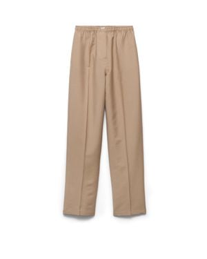 Prada Light Mohair Trousers, Hazelnut - Natural