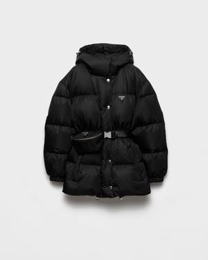 Prada Re-Nylon Down Jacket - Black