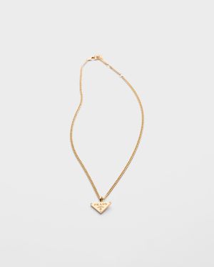 Prada Eternal Pendant Necklace - White