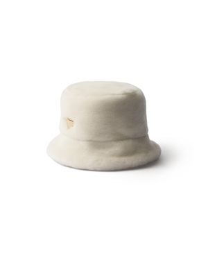 Prada Cappello Da Pescatore - Bianco