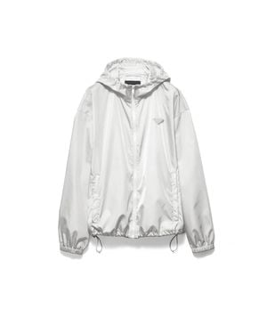 Prada Re-Nylon Rain Jacket - White