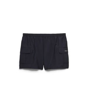 Prada Mohair Wool Shorts - Blue
