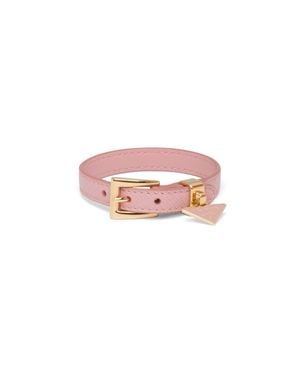 Prada Saffiano Leather Bracelet, Peach - Pink