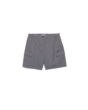 Prada Light Mohair Shorts - Gray