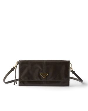 Prada Portafoglio Con Tracolla - Nero