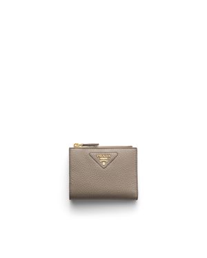 Prada Small Leather Wallet - White