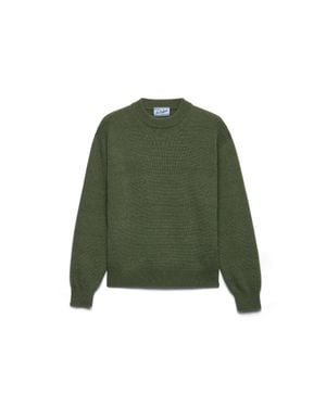 Prada Re-Cashmere Crew-Neck Jumper - Green