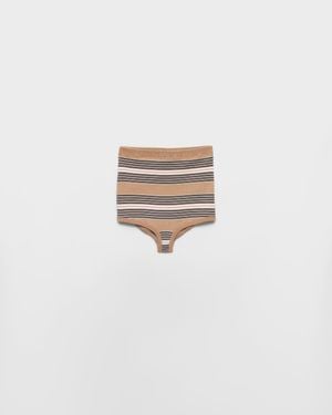 Prada Cotton Shorts - White