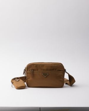 Prada Re-Nylon Shoulder Bag - Brown