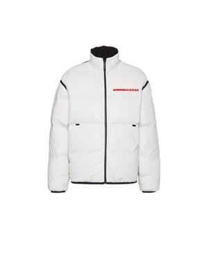 Prada Reversible Cropped Light Nylon Down Jacket - Multicolour