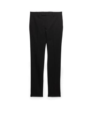 Prada Stretch Technical Fabric Trousers - Black