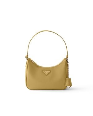 Prada Re-Edition 2005 Saffiano Leather Mini-Bag - Metallic