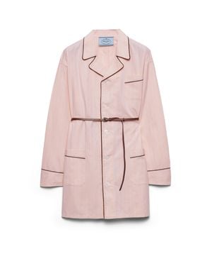 Prada Cotton Shirt Dress - Pink