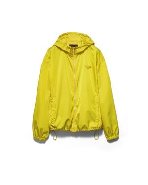Prada Re-Nylon Rain Jacket - Yellow