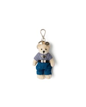 Prada Teddy Keychain Charm - Blue