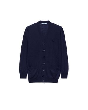 Prada Cashmere Cardigan - Blue