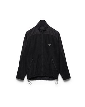 Prada Jacke Aus Fleece, Herren, Größe - Schwarz