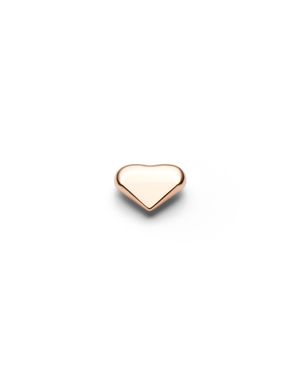 Prada Eternal Nano Heart Single Earring - White
