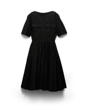 Prada Gabardine Dress - Black