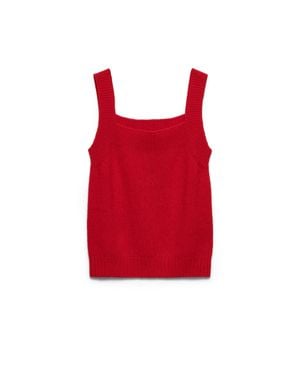 Prada Débardeur En Laine Shetland, Homme, Taille - Rouge