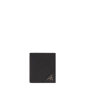 Prada Saffiano Leather Wallet - White