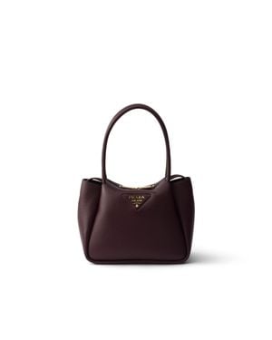 Prada Liaison Small Leather Handbag - Purple