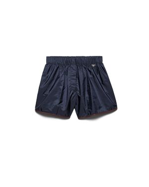 Prada Re-Nylon Shorts - Blue