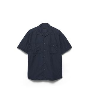 Prada Cotton Blend Shirt - Blue