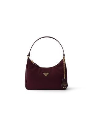 Prada Re-Edition 2005 Re-Nylon And Saffiano Mini Bag - Purple