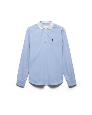 Prada Chemise En Coton, Homme, Taille - Bleu
