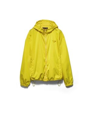 Prada Re-Nylon Rain Jacket - Yellow