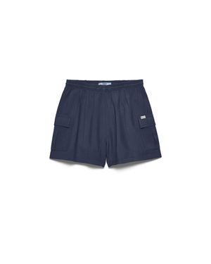 Prada Light Mohair Shorts - Blue
