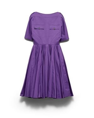 Prada Chino Dress - Purple
