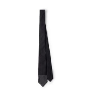 Prada Silk Tie - White