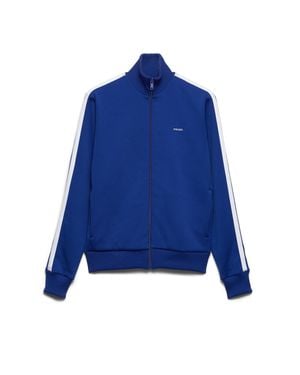 Prada Technical Fabric Blouson Jacket - Blue