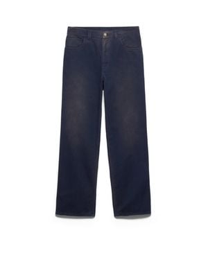 Prada Pantaloni Cinque Tasche - Blu