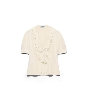 Prada Marocain Shirt - White