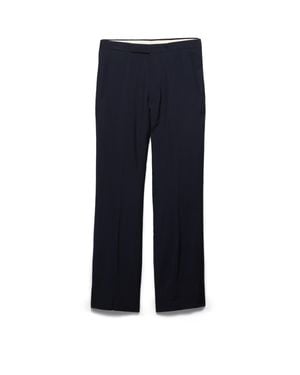 Prada Wool And Mohair Pants - Blue