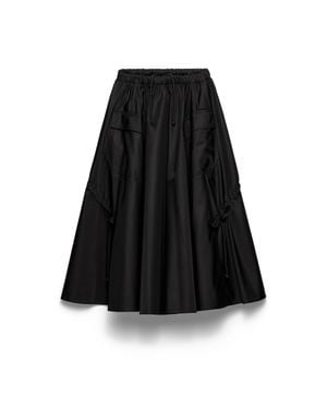 Prada Re-Nylon Circle Skirt - Black
