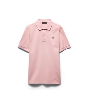 Prada Piqué Polo Shirt - Pink