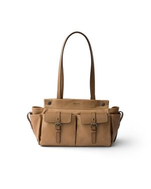 Prada Route Tote Bag Aus Leder, Damen - Mehrfarbig