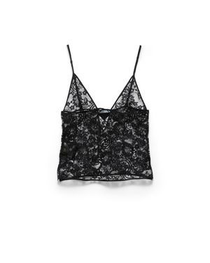Prada Lace Top - Black