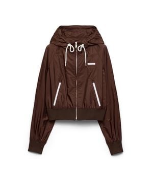 Prada Lightweight Re-Nylon Blouson Jacket - Brown