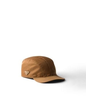 Prada Re-Nylon Baseball Cap - Brown