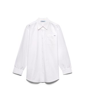 Prada Linen Muslin Shirt - White