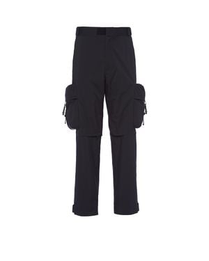 Prada Technical Fabric Modular Trousers - Blue
