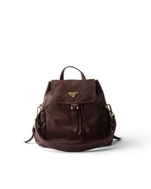 Prada Explore Medium Nappa Leather Backpack - Brown