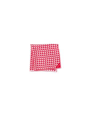 Prada Printed Silk Twill Scarf 90 - Red