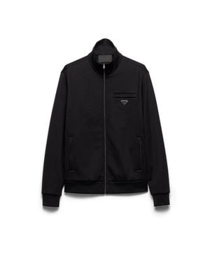 Prada Cotton-Blend Technical Jacket - Black